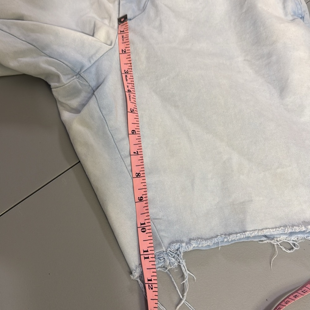 Vintage Abercrombie And Fitch Men’s Distressed Cut Off Blue Shorts Size 33 - Picture 12 of 12
